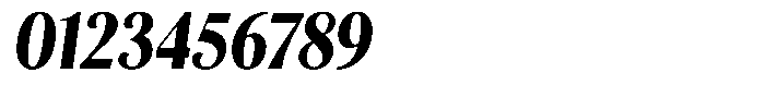 Kastien Heavy Condensed Slant Font OTHER CHARS