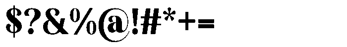 Kastien Heavy Semi Condensed Font OTHER CHARS
