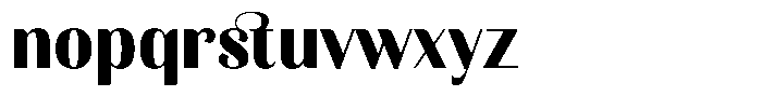 Kastien Heavy Semi Condensed Font LOWERCASE