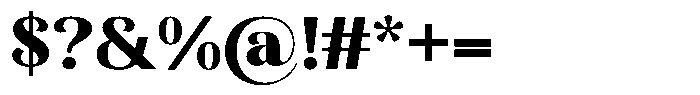 Kastien Heavy Semi Expanded Font OTHER CHARS