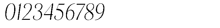 Kastien Light Condensed Slant Font OTHER CHARS