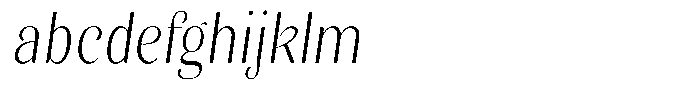 Kastien Light Condensed Slant FONT