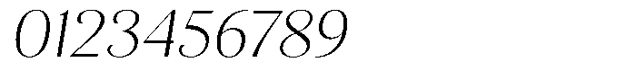 Kastien Light Slant Font OTHER CHARS