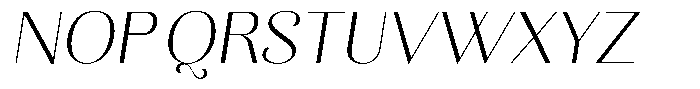 Kastien Light Slant Font UPPERCASE