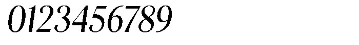 Kastien Medium Condensed Slant Font OTHER CHARS
