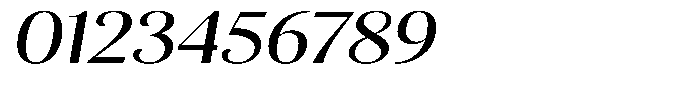 Kastien Medium Expanded Slant Font OTHER CHARS