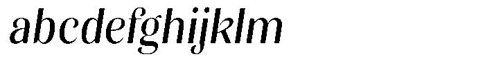 Kastien Medium Semi Condensed Slant FONT