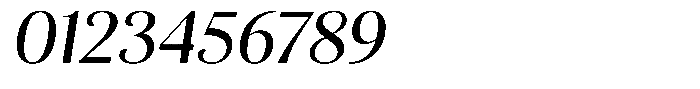 Kastien Medium Slant Font OTHER CHARS