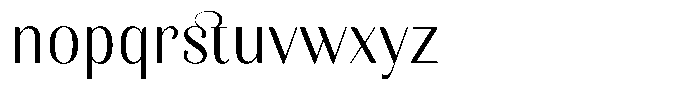 Kastien Semi Condensed Font LOWERCASE
