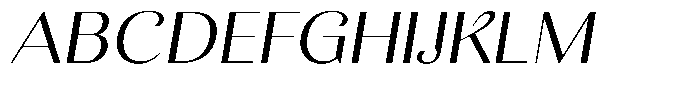 Kastien Semi Expanded Slant Font UPPERCASE
