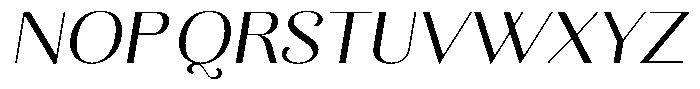 Kastien Semi Expanded Slant Font UPPERCASE