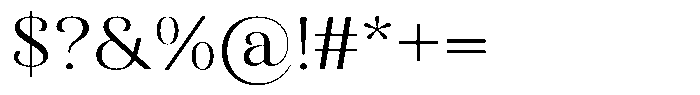 Kastien Semi Expanded Font OTHER CHARS