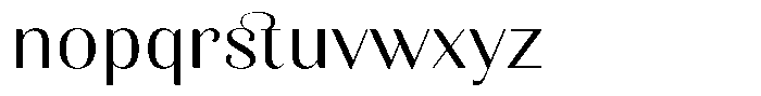 Kastien Semi Expanded Font LOWERCASE