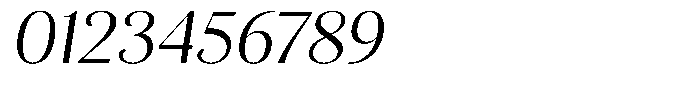 Kastien Slant Font OTHER CHARS