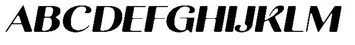 Kastien Soft Black Expanded Italic Font UPPERCASE
