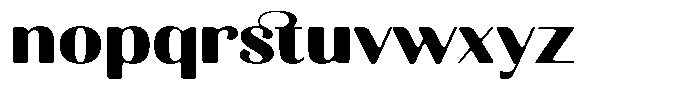 Kastien Soft Black Expanded Font LOWERCASE