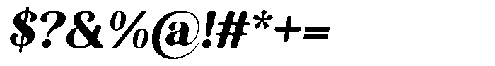Kastien Soft Black Italic Font OTHER CHARS