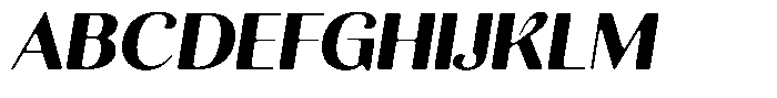 Kastien Soft Black Italic Font UPPERCASE