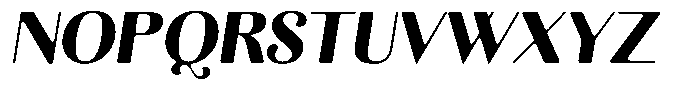 Kastien Soft Black Italic Font UPPERCASE
