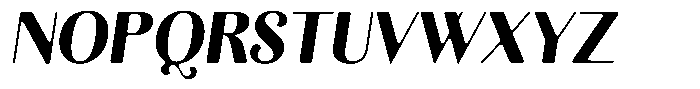 Kastien Soft Black Semi Condensed Italic Font UPPERCASE