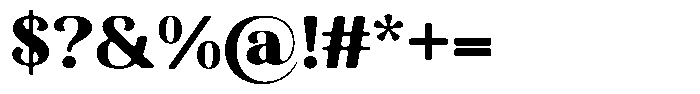 Kastien Soft Black Semi Expanded Font OTHER CHARS