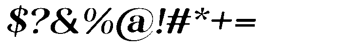 Kastien Soft Bold Expanded Italic Font OTHER CHARS