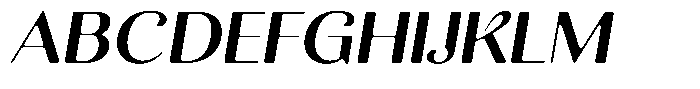 Kastien Soft Bold Semi Expanded Italic Font UPPERCASE