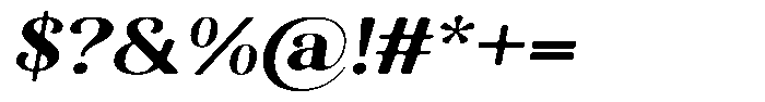 Kastien Soft Extra Bold Expanded Italic Font OTHER CHARS
