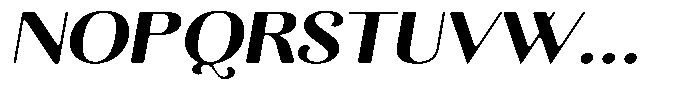 Kastien Soft Extra Bold Expanded Italic Font UPPERCASE