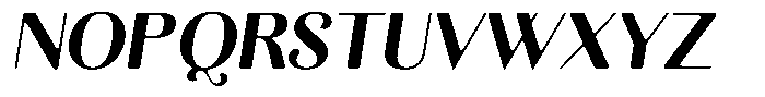 Kastien Soft Extra Bold Italic Font UPPERCASE