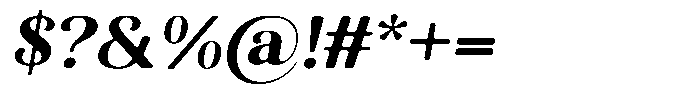 Kastien Soft Extra Bold Semi Expanded Italic Font OTHER CHARS