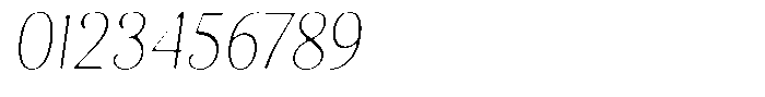 Kastien Soft Extra Light Condensed Italic Font OTHER CHARS