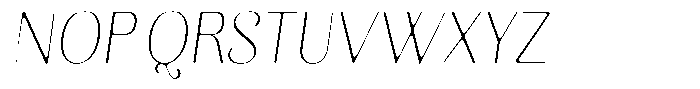 Kastien Soft Extra Light Condensed Italic Font UPPERCASE