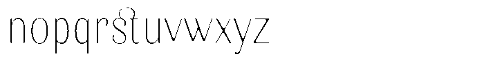 Kastien Soft Extra Light Condensed Font LOWERCASE