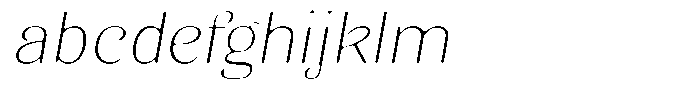 Kastien Soft Extra Light Expanded Italic FONT