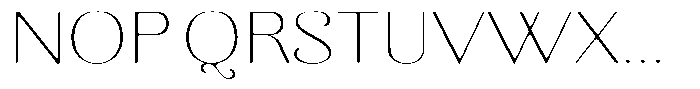 Kastien Soft Extra Light Expanded Font UPPERCASE