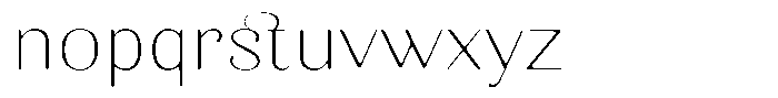 Kastien Soft Extra Light Expanded Font LOWERCASE