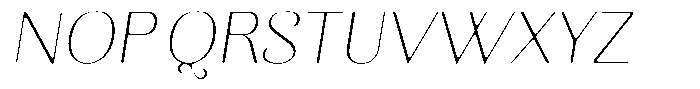 Kastien Soft Extra Light Italic Font UPPERCASE
