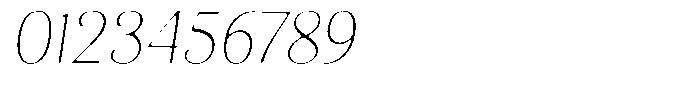 Kastien Soft Extra Light Semi Condensed Italic Font OTHER CHARS
