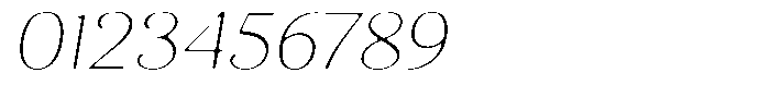 Kastien Soft Extra Light Semi Expanded Italic Font OTHER CHARS