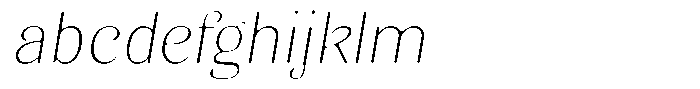 Kastien Soft Extra Light Semi Expanded Italic FONT
