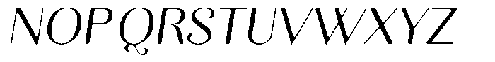 Kastien Soft Italic Font UPPERCASE