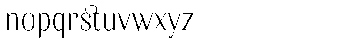 Kastien Soft Light Condensed Font LOWERCASE