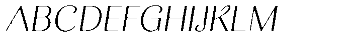Kastien Soft Light Italic Font UPPERCASE