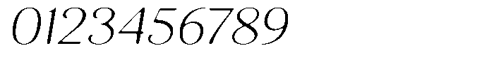 Kastien Soft Light Semi Expanded Italic Font OTHER CHARS