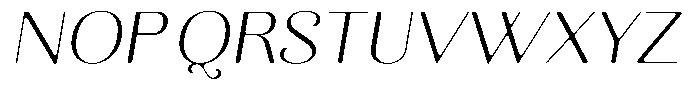 Kastien Soft Light Semi Expanded Italic Font UPPERCASE