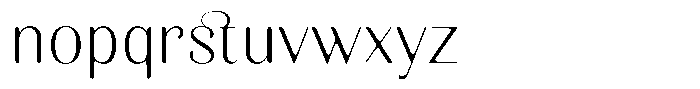 Kastien Soft Light Font LOWERCASE