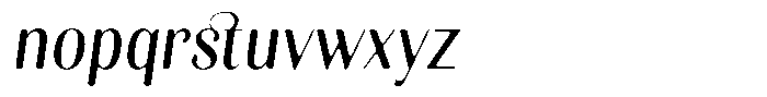Kastien Soft Medium Condensed Italic Font LOWERCASE