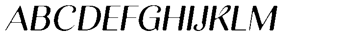 Kastien Soft Medium Italic Font UPPERCASE