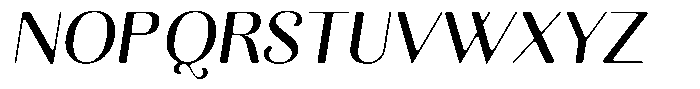 Kastien Soft Medium Italic Font UPPERCASE